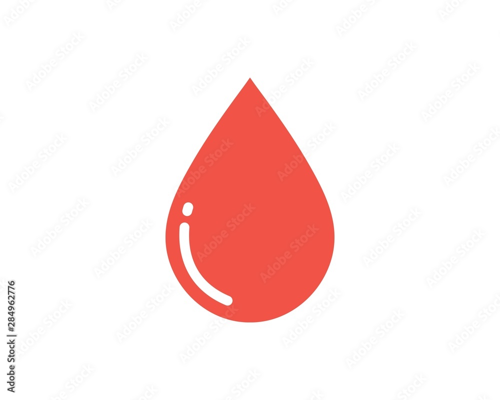 Blood logo icon vector illustration design Blood logo icon vector illustration design