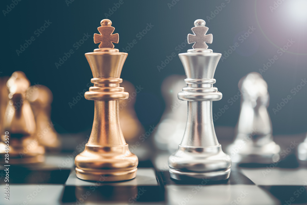 Chess board - A competitive business idea to succeed. Chess board - A competitive business idea to succeed.