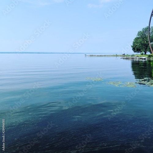 fishing on lake
