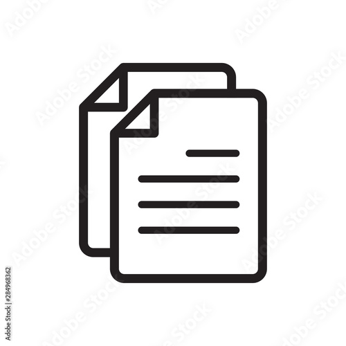 paper, page, document icon vector