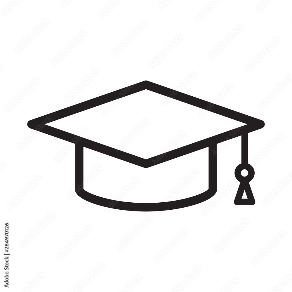 cap, graduation icon vector template cap, graduation icon vector template
