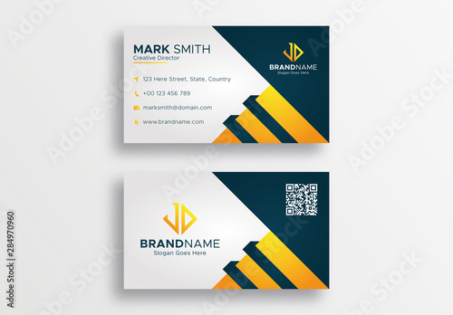 Modern Business Card Design Template, Creative Visiting Card