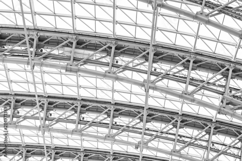 Wallpaper Mural Modern glass skyscrapers perspective in the city Torontodigital.ca