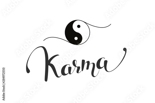 Ying yang symbol of harmony and balance