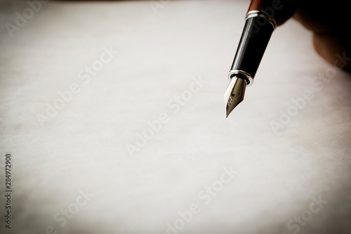 Old fountain pen photo