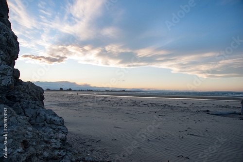 Sumner Beach,Christchurch,South Island,New Zealand photo