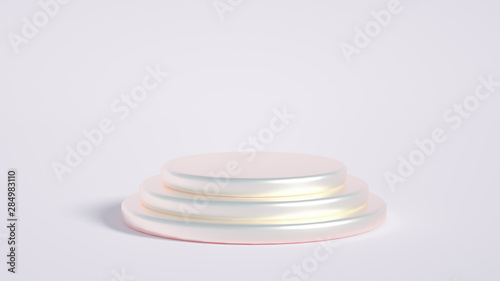 Beautiful luxury background pedestal. 3d illustration, 3d rendering.