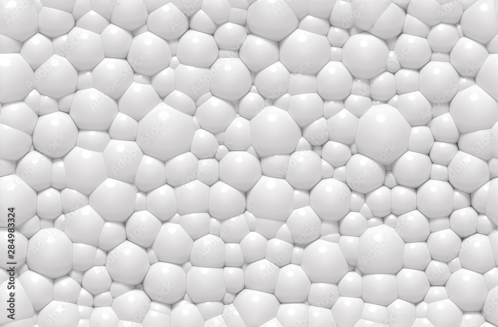High quality white seamless realistic bubbles texture with the effect of depth of field. For wall, floor, banner, invitation, poster or web site design. 3d illustration. High quality white seamless realistic bubbles texture with the effect of depth of field. For wall, floor, banner, invitation, poster or web site design. 3d illustration.