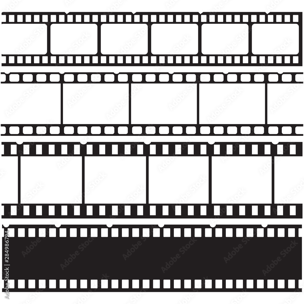 film strips and stamps collection,illustration film strips and stamps collection,illustration