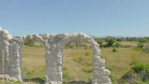 Burnum Roman remains near, Oklaj, Croatia photo