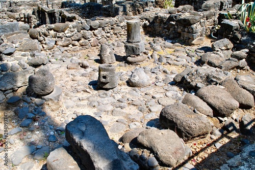 Vászonkép Capernaum ruins