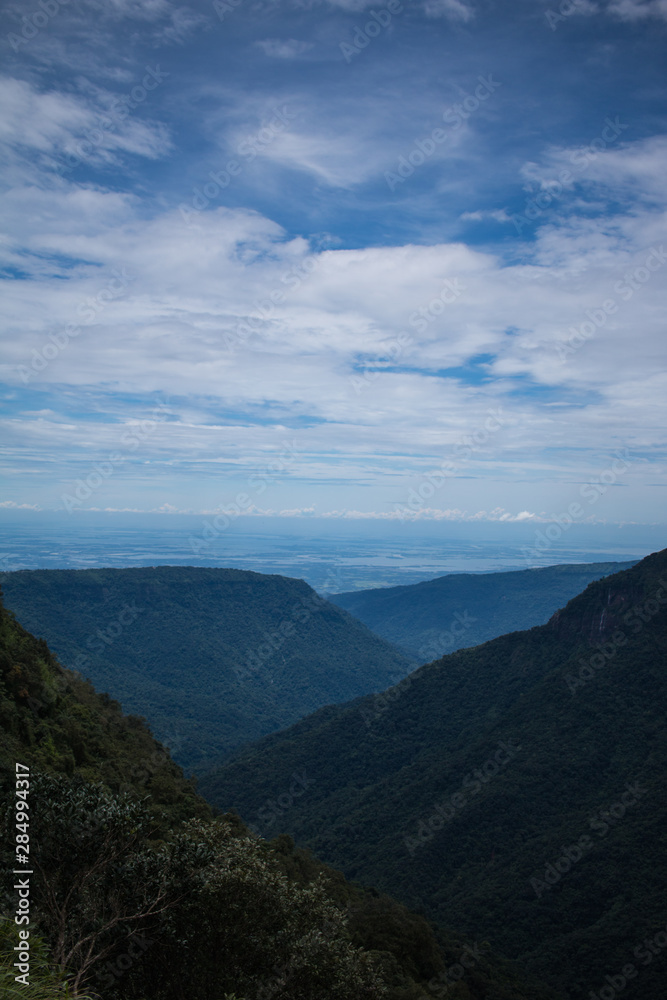 View of Mountains in Meghalaya, India