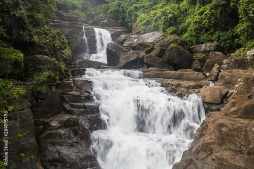 Beautiful Borhill Falls in Meghalaya, India