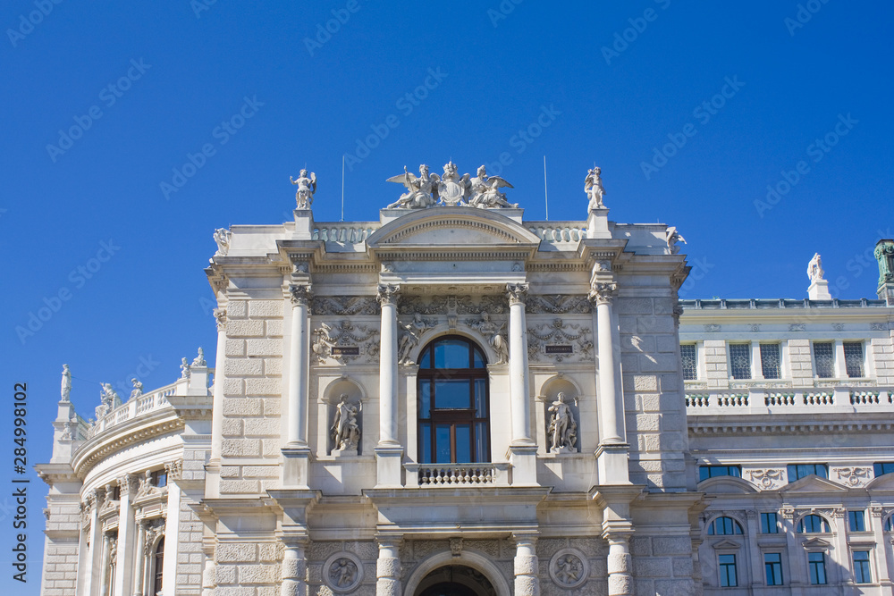 Famous Burgtheater (Imperial Court Theatre) in Vienna, Austria