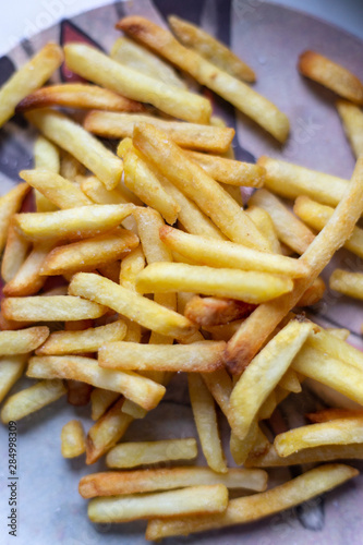 French Fries on child plate