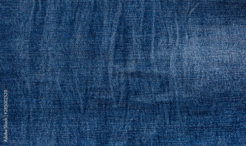 texture of blue denim fabric 