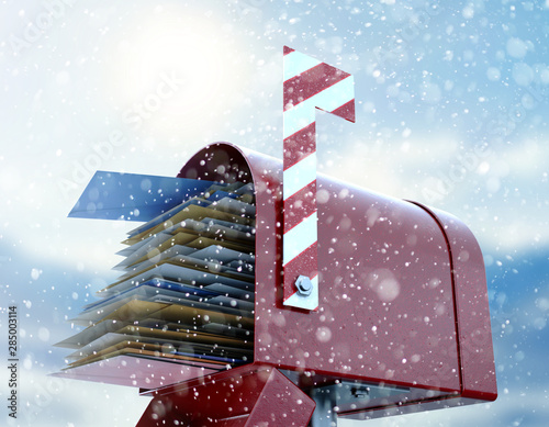 Fotografie Santa Mailbox