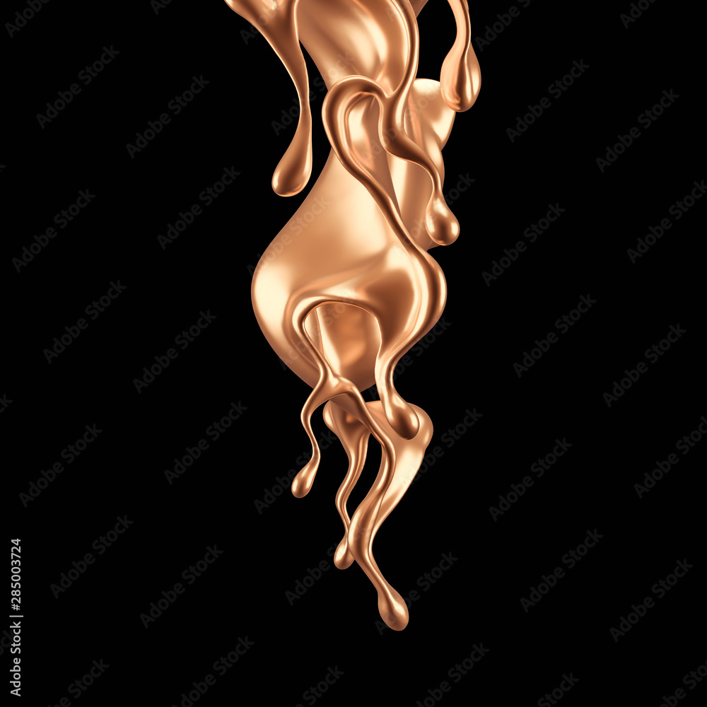 Luxury elegant splash liquid gold. 3d illustration, 3d rendering. Luxury elegant splash liquid gold. 3d illustration, 3d rendering.