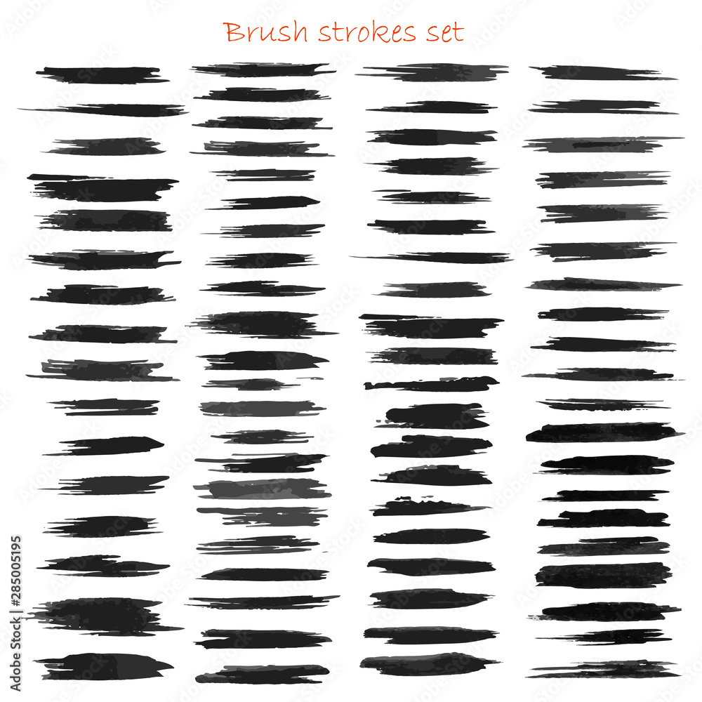 Naklejka premium grungy vector textures set