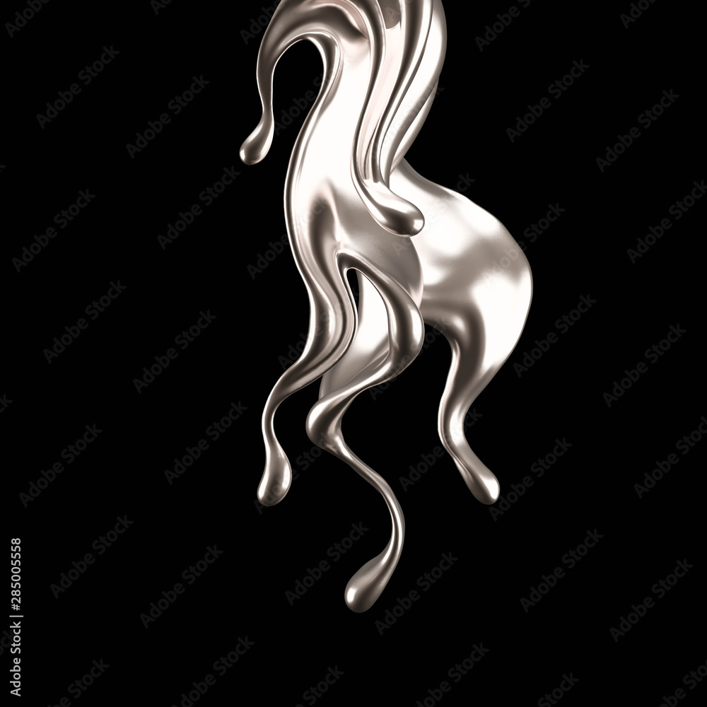 Luxury elegant splash liquid gold. 3d illustration, 3d rendering. Luxury elegant splash liquid gold. 3d illustration, 3d rendering.