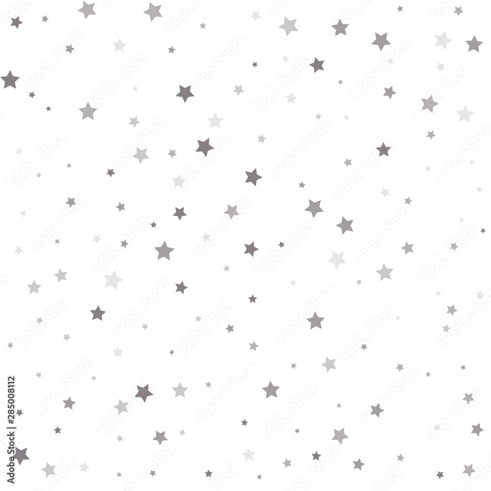 Confetti cover from silver stars. Falling silver stars abstract decoration for party, birthday celebrate, anniversary or event, festive. Confetti cover from silver stars. Falling silver stars abstract decoration for party, birthday celebrate, anniversary or event, festive.