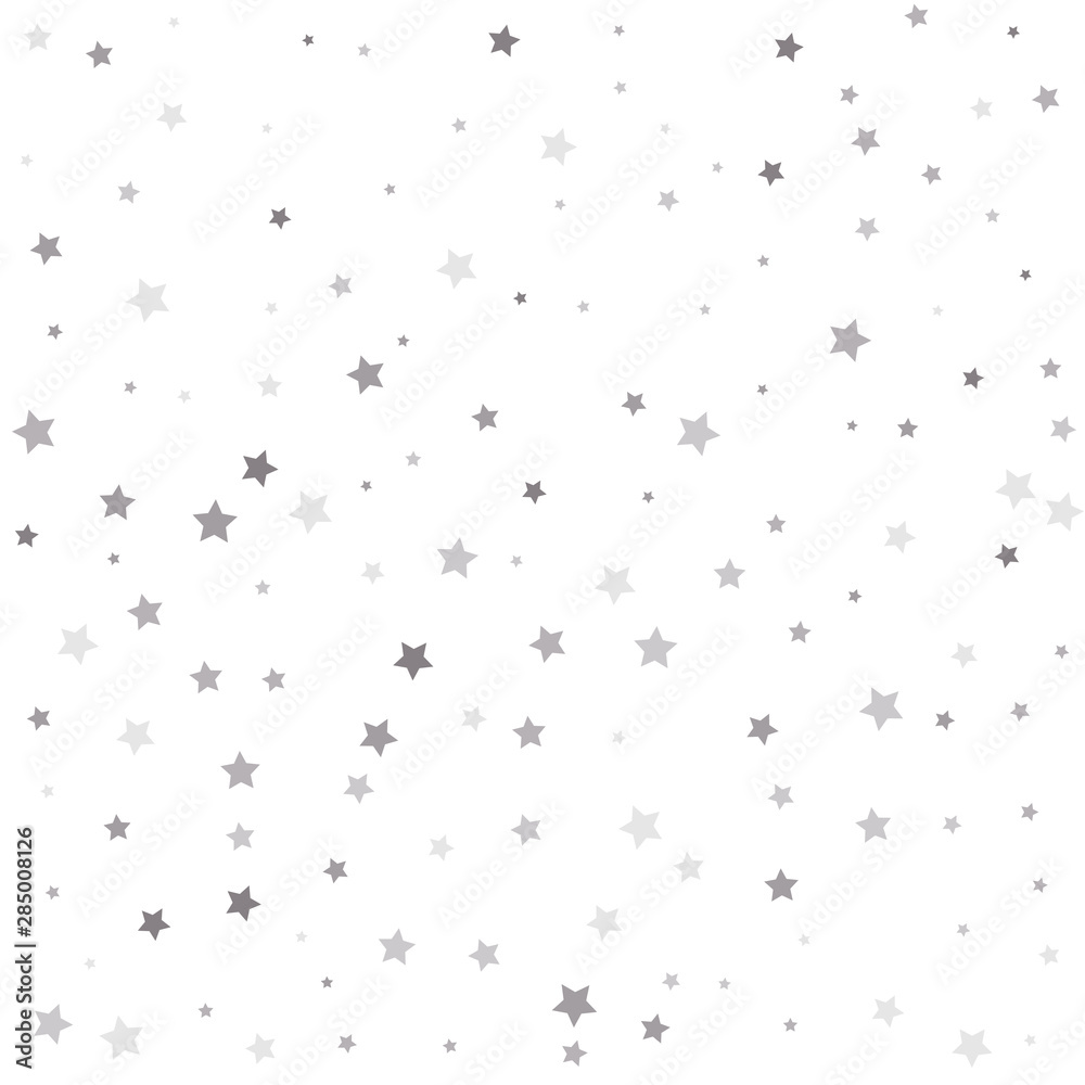 Texture of silver foil. Falling silver stars abstract decoration for party, birthday celebrate, anniversary or event, festive. Texture of silver foil. Falling silver stars abstract decoration for party, birthday celebrate, anniversary or event, festive.