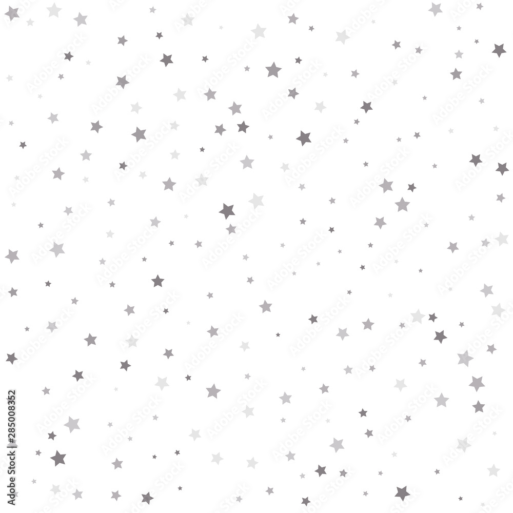 Silver stars. Vector illustration. Silver stars. Vector illustration.