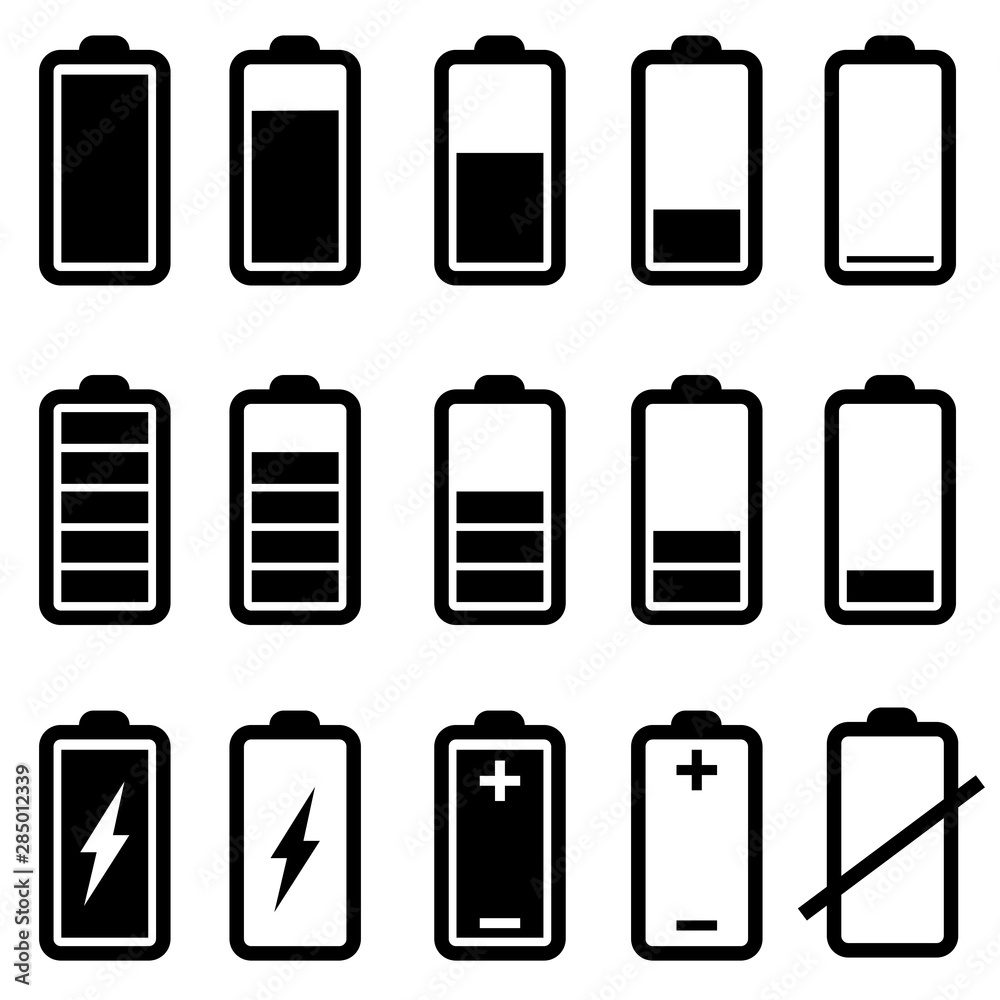 Battery charge icon vector. indicator battery illustration symbol. accumulator logo. Battery charge icon vector. indicator battery illustration symbol. accumulator logo.