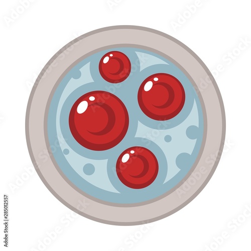 Blood test and donation, medical lab isolated icon