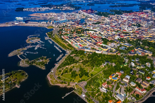 Helsinki aus der Vogelperspektive © Roman