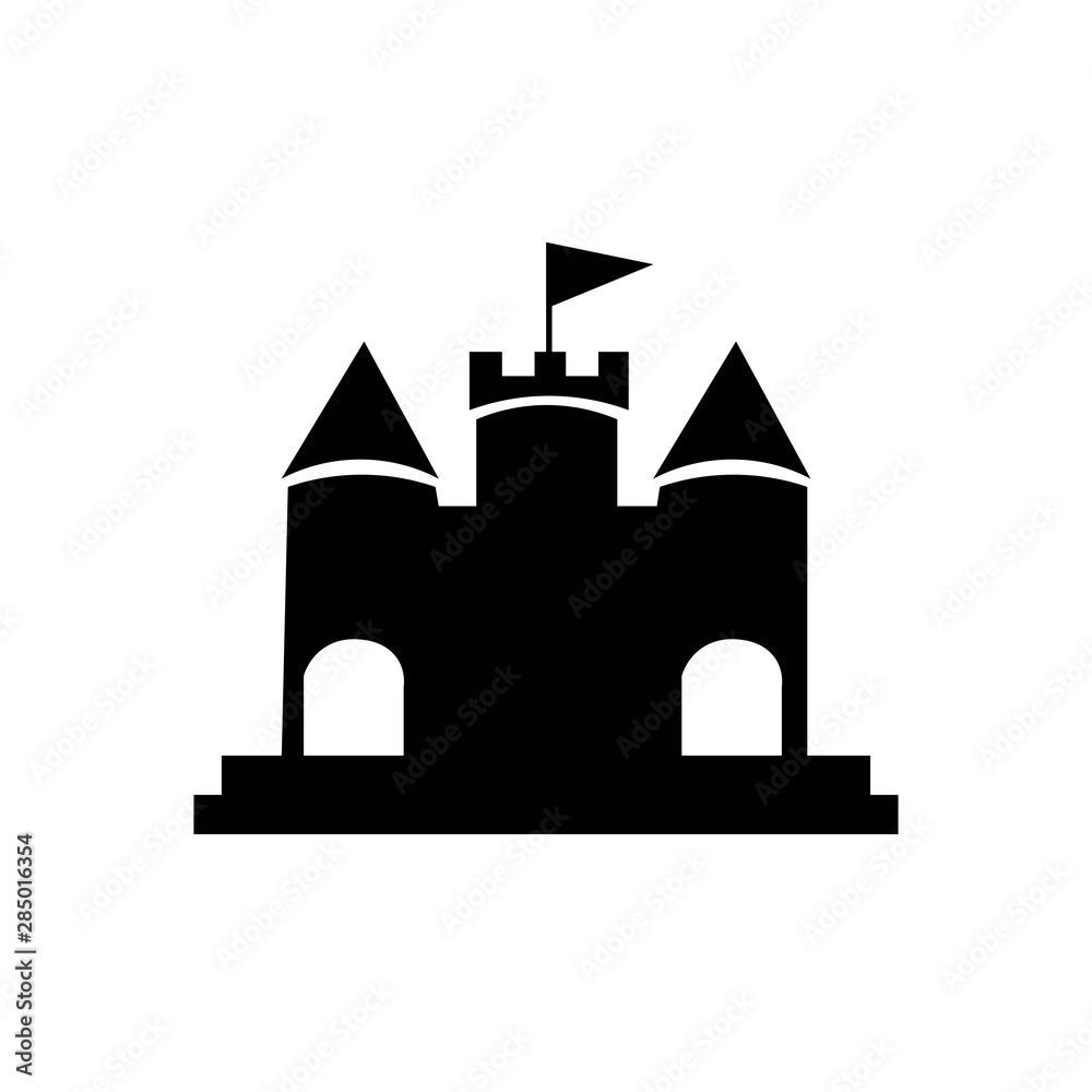 Fototapeta premium castle logo vector