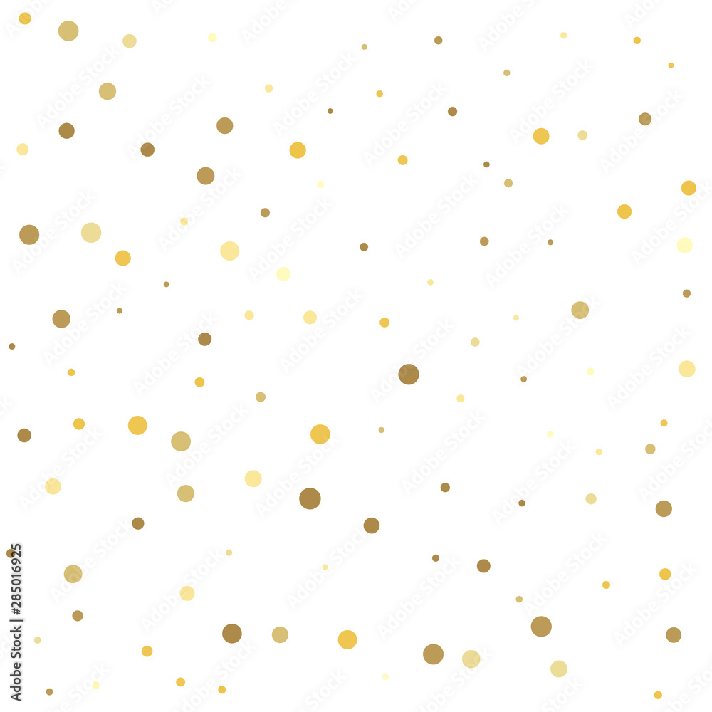 Christmas dots background vector, flying gold sparkles confetti. Gold flying dots confetti magic cosmic christmas vector. Christmas dots background vector, flying gold sparkles confetti. Gold flying dots confetti magic cosmic christmas vector.