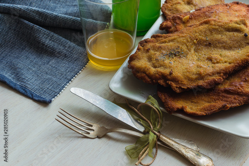 cachopo asturiano, traditional Spanish food
