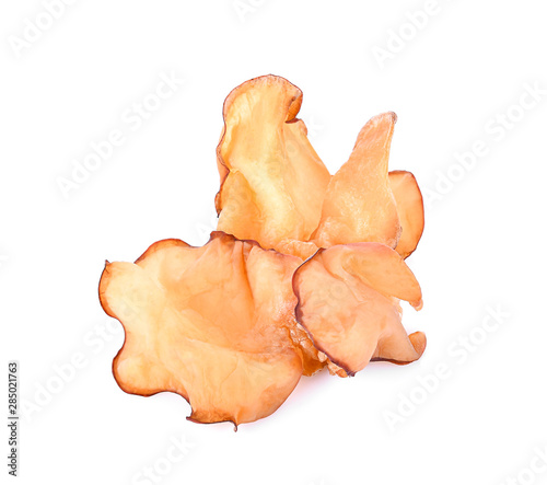 Ear mushroom isolated on white background