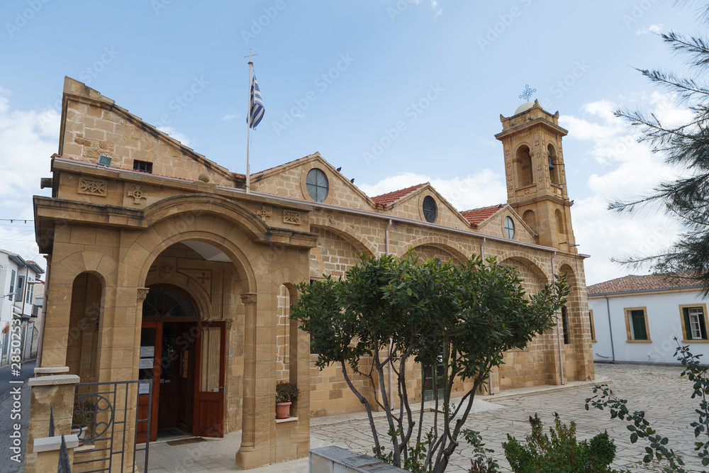 LEFKOSA NIKOSIA, CYPRUS - MARCH, 29, 2018: Old greek church