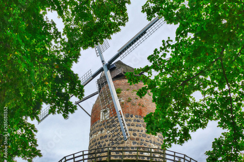 Alte Windmühle in Zons am Rhein photo