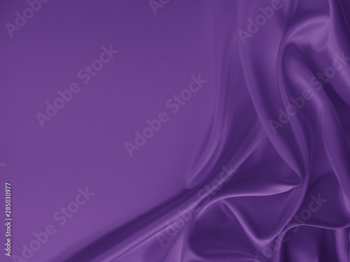 Wallpaper Mural Beautiful smooth elegant wavy violet purple satin silk luxury cloth fabric texture, abstract background design. Card or banner. Torontodigital.ca