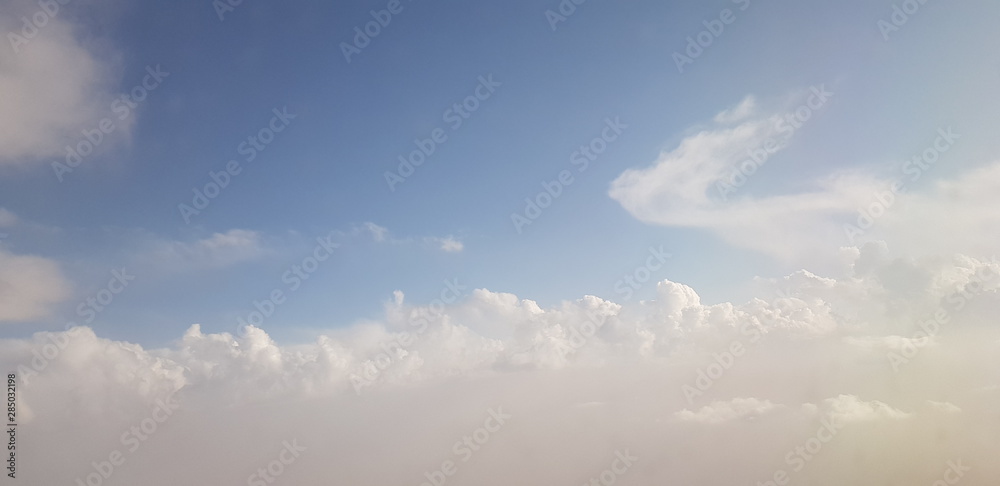 Obraz premium Cloud View from Top