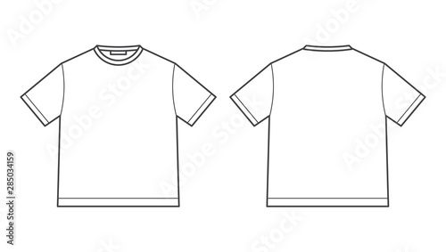 blank tshirt design template Stock Vector | Adobe Stock