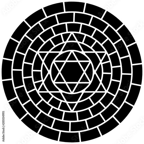 Manhole cover, Ciudad de Mexico, Mexico