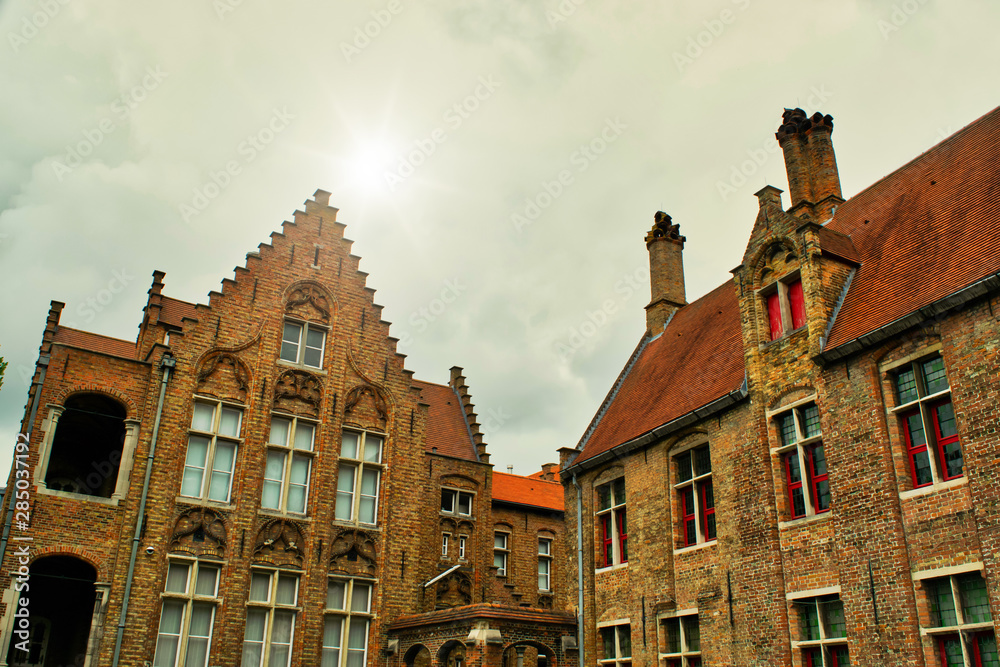 Old buildings in Bruges