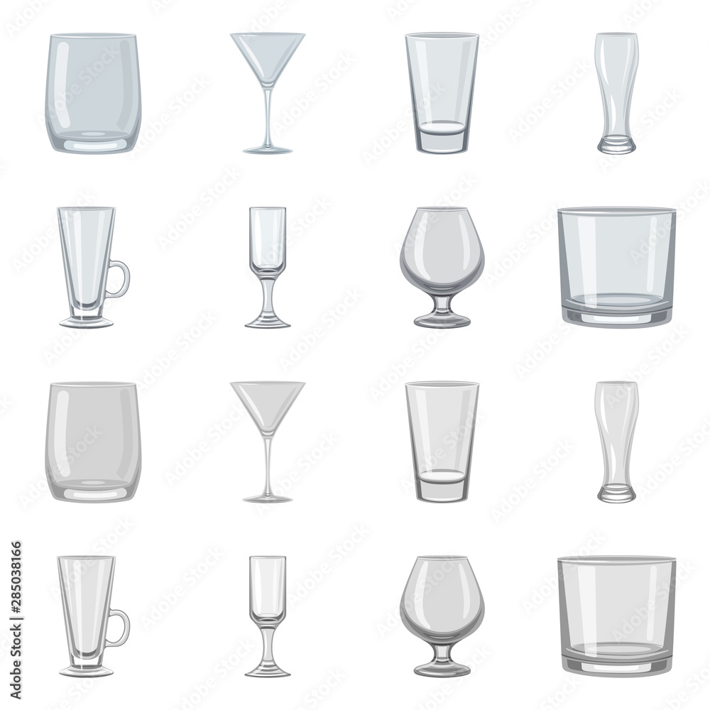 Vector illustration of form and celebration symbol. Collection of form and volume stock symbol for web. Vector illustration of form and celebration symbol. Collection of form and volume stock symbol for web.