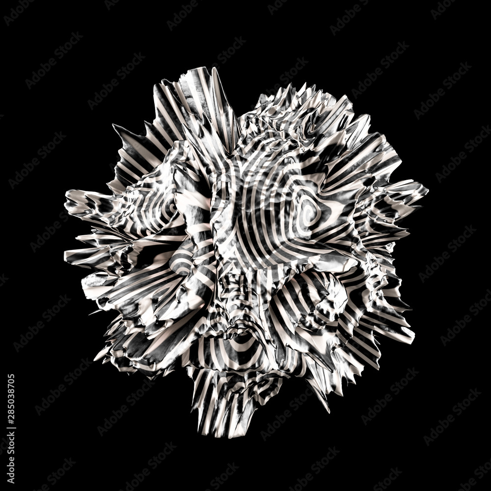 Abstract shape background. 3d illustration, 3d rendering.