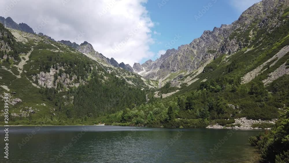 Popradské pleso lake in the tatra mountains in Slovakia. Popradské pleso lake in the tatra mountains in Slovakia.