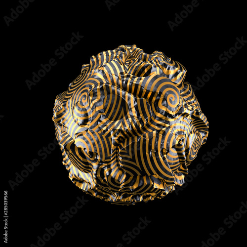 Abstract shape background. 3d illustration  3d rendering.