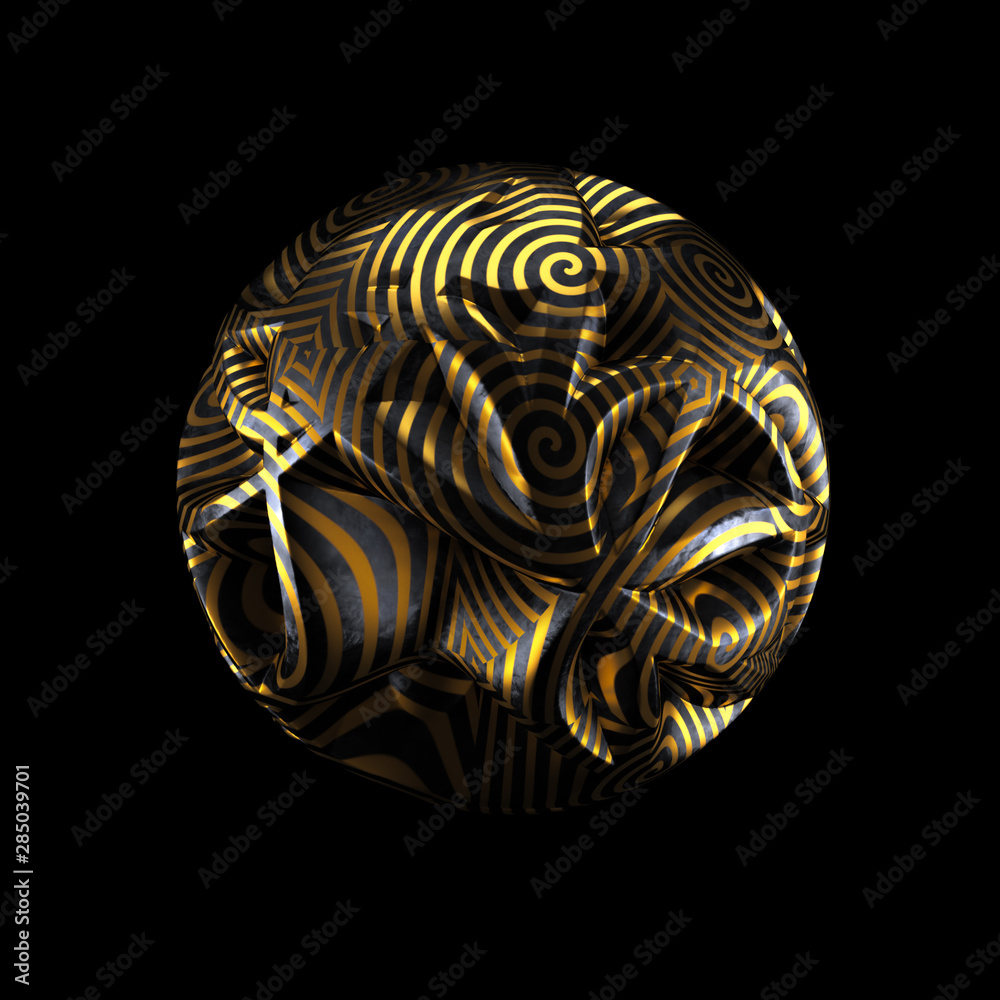Abstract shape background. 3d illustration, 3d rendering.