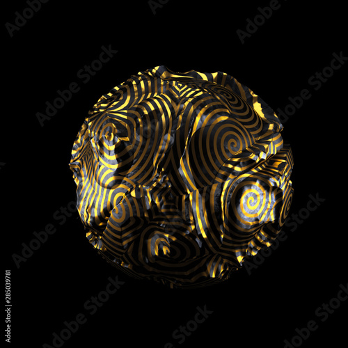 Abstract shape background. 3d illustration  3d rendering.