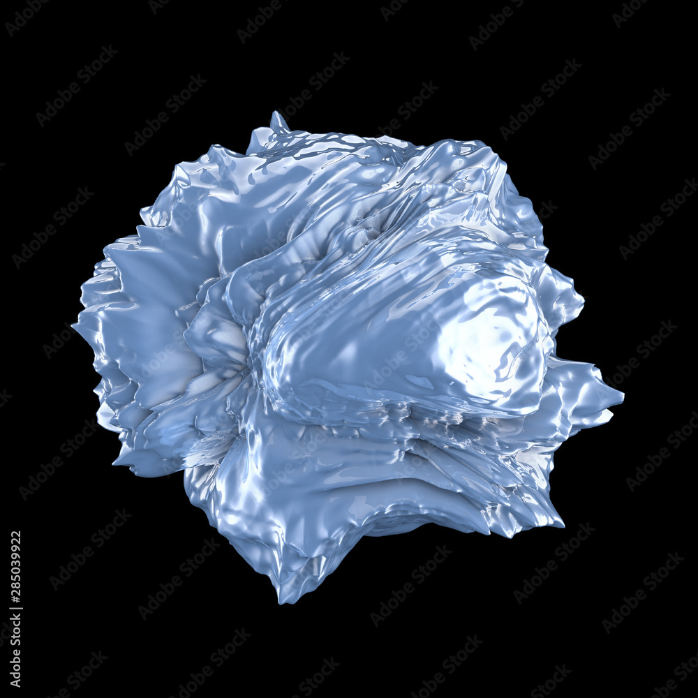 Abstract shape background. 3d illustration, 3d rendering.
