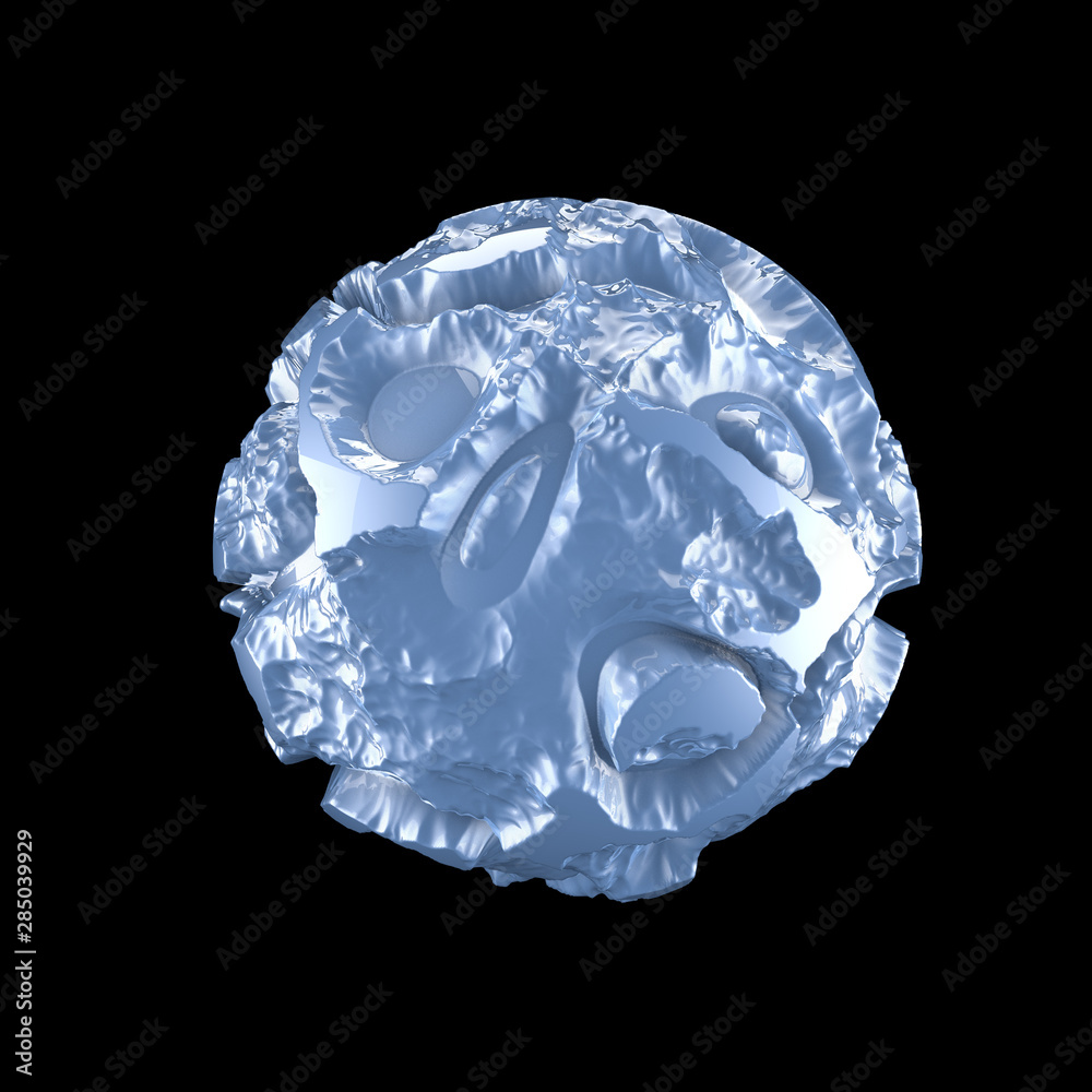 Abstract shape background. 3d illustration, 3d rendering.
