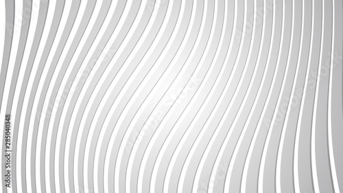 Abstract White Wavy Lines Background Texture with White and Grey Gradient Backdrop Abstract Pattern Vector illustration